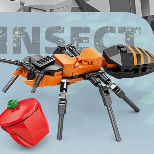 Image of Mini Insect Building Blocks Toy Insect Collection Building Block Set Insects Collection Building Blocks Bugs Toy Building Sets for Kids 6+ (Ants)