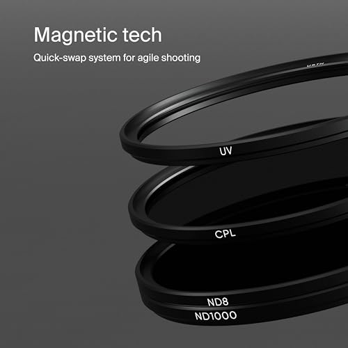 Urth 37mm 4-in-1 Magnetic Lens Filter Kit (Plus+), UV, CPL, Neutral Density ND8, ND1000, Multi-Coated Optical Glass - Image 4