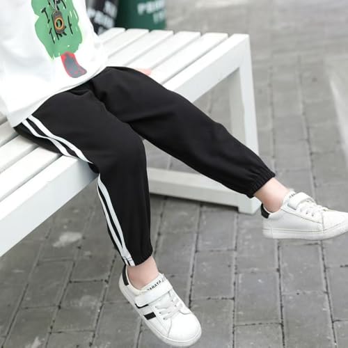Boys Sweatpants Toddler Active Fleece Warm Fleece Pull On Pants Kids Athletic Casual Jogge Pants 3-8 Years4