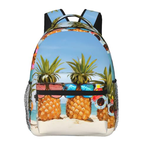 Mochila de senderismo para playa y montaña con estampado de piñas EdWal Ocean Beach