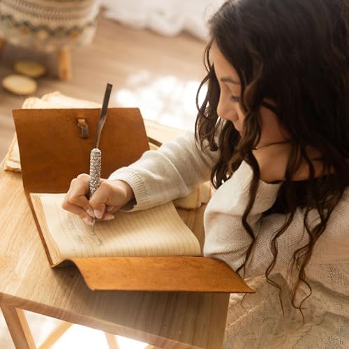 Livre des ombres en cuir A4 grimoire d'écriture à offrir - 2