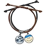Material: Armband: hochwertiges und strapazierfähiges schwarzes Leder; Charms: Metall