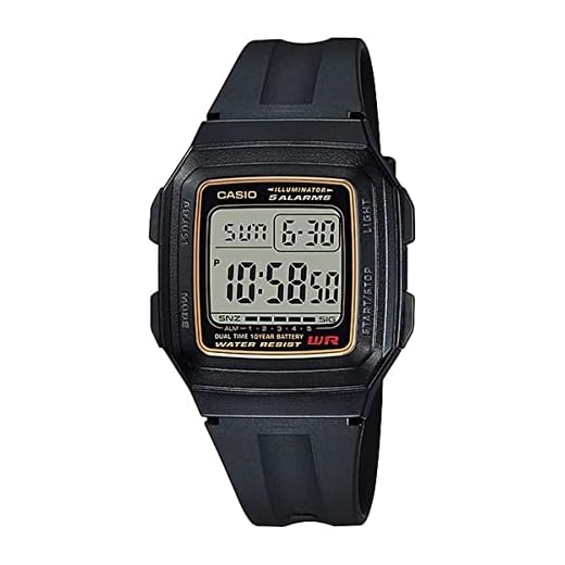 Relógio Masculino Digital Casio F201WA9ADF - Preto