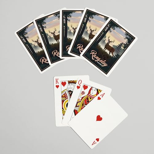 Baraja de 52 cartas tamaño póker Lantern Press miniatura 7