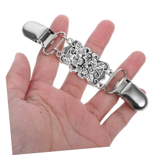 Ensemble 3pc de clips de châle en métal ciselé | Accessoires de mode