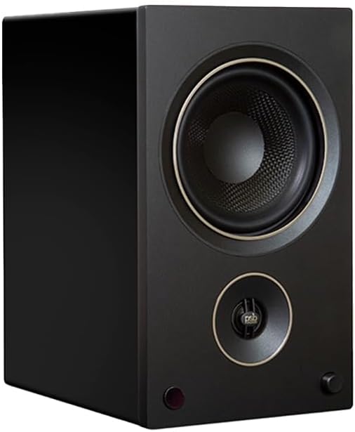 PSB Speakers AM5 Powered Bookshelf Speakers with Bluetooth and Phono Preamp - Black