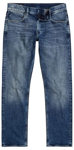 G-STAR Raw - Mens Mosa Straight Jeans, Color Faded Cascade, Size: 35W x 34L4