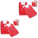 DIYEAH 2 Series Mostrador De Tejido Marcadores De Punto De Bloqueo Kit De Agujas De Tejer Ajustables Kit De Hilo De Ganchillo Marcadores De De Bloques De Colchas Patas 2 Piezas*2