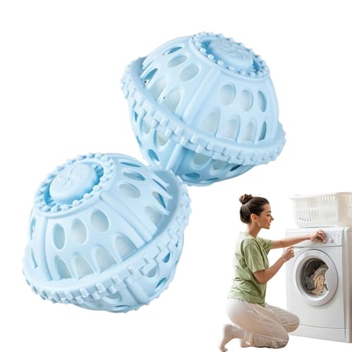 Wezalget 洗濯機用ランドリーボール、乾燥機用非洗剤ランドリーボール - ホームクリーニング用品 家庭、旅行、コインランドリー用