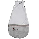 roba Schlafsack 110 cm Adam & Eule - Babyschlafsack ganzjahres / ganzjährig - Kinderschlafsack aus atmungsaktiver Baumwolle - Mehrfarbig