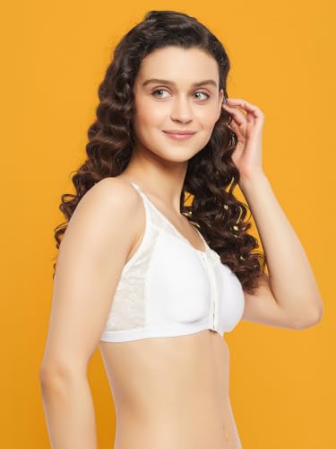Image of Clovia Women Non-Padded Cotton Bra- Full Coverage, Wirefree