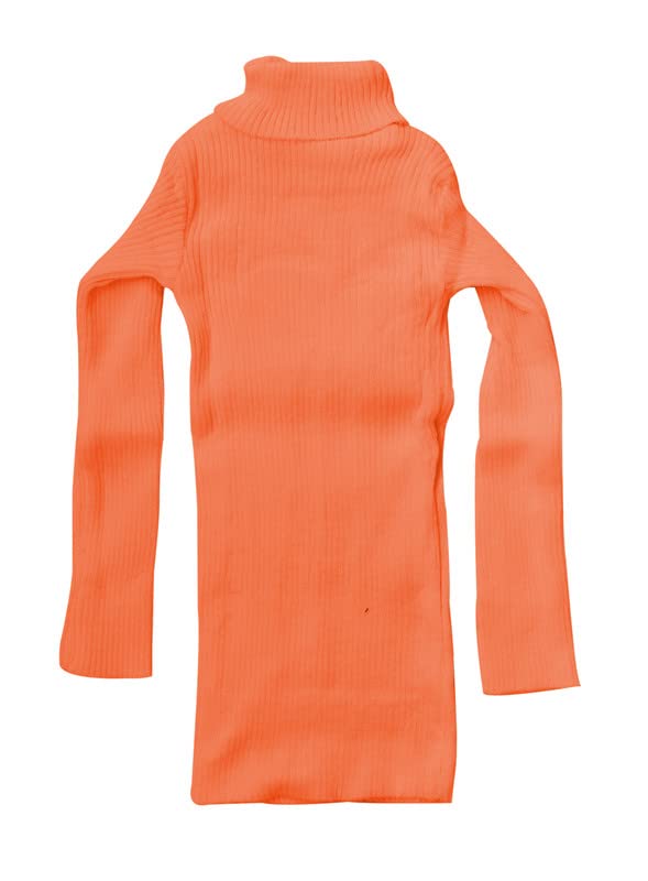 Image of IndiWeaves Girls Wollen Warm High Neck Full Sleeves T-Shirt /Inner /Skivvy for Winter (Pack of 2) Pink /Orange 3-4 Years 10110-0608-IW-P2-22