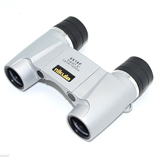 Jumelles NIKULA 6x18 grand angle 7.5° compactes pour observation outdoor