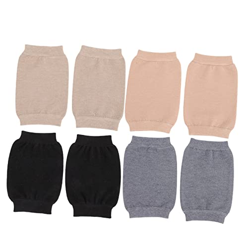 4pairs Thermal Knee Warmer Compression Leg Sleeves for Men Women Pain Relief Pads Warmers for Knees