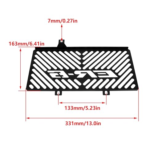Protector para Kawasaki Ninja 400 y ER6N: Rejilla de radiador 7