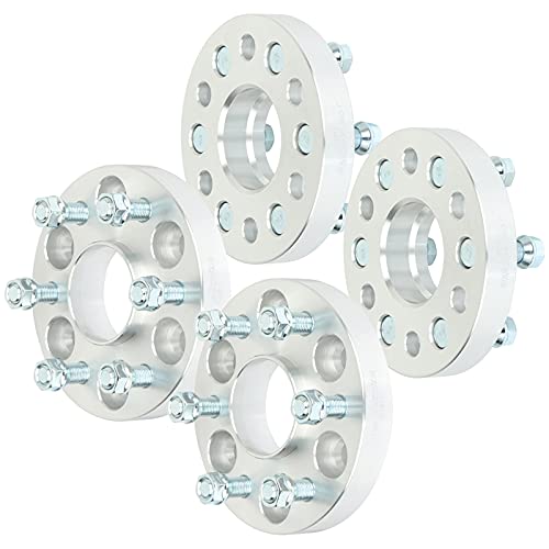 TUPARTS 1 in Hubcentric wheel spacers 6x120 to 6x120 Wheel Spacers 1" 14x1.5 studs 66.9mm Adapter 6 lug 1 inch Compatible for Chevrolet Colorado for GMC Acadia for GMC Canyon - 4PCS