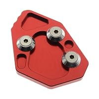 Pad estensione Moto Estensione del cavalletto laterale del cavalletto Ingrandisci Piastra di supporto pad per B&MW K1300S 09-12 K1300R 09-13 K1200S K1200R 05-08