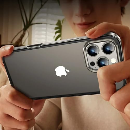 Funda para iPhone 16 Pro Max marco de metal ultrafina 7