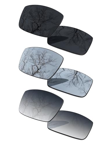 Image of 3 Pair Polarized Replacement Lenses for Oakley Gascan OO9014 Pack