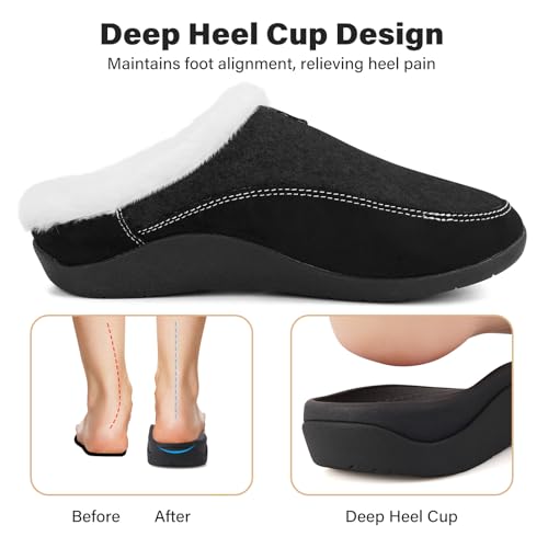 V.Step Orthopedic Slipper with Arch Support, Orthotic Slipper for Plantar Fasciitis Pain Relief, Men & Women Indoor/Outdoor Anti-Skid Shoe3