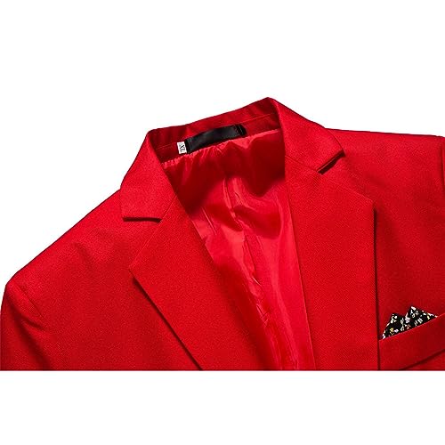 Men's Suit Jackets Classic Fit One Button Autumn Outfits Stretch Lightweight Fashion Jackets with Chest Pocket2