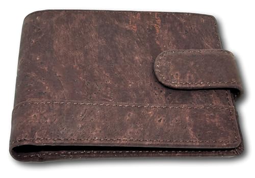 Assisi Style Cork Wallet - Designer Vegan RFID Wallet for Men - Durable, Stylish & Spacious with Card & Note Slots, SIM or Memory Card Holder & Coin Pocket, Brown Assisi Style Cork Wallet - Designer Vegan RFID Wallet for Men - Durable, Stylish & Spacious with Card & Note Slots, SIM or Memory Card Holder & Coin Pocket, Brown