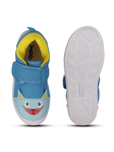 Image of Liberty Lucy&Luke BASTIAN-60 Slip-on Casual Shoes for Kids with PVC Sole | PU Upper Sneakers | Quick-Wear Velcro Closure | Padded Foam Insole | Stylish, Lightweight & Comfortable Footbed