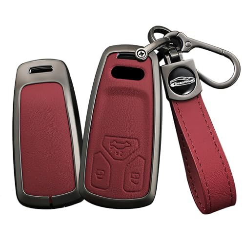 Coque de protection pour clé Audi intelligente boîtier alliage zinc accessoire auto portable