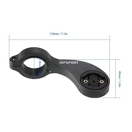 iGPSPORT Extended Out Front Bike Mount Compatible with Garmin Edge 200,500,510,520,800,830,1000,1030 Bike Computer,Fits 31.8MM Handlebar
