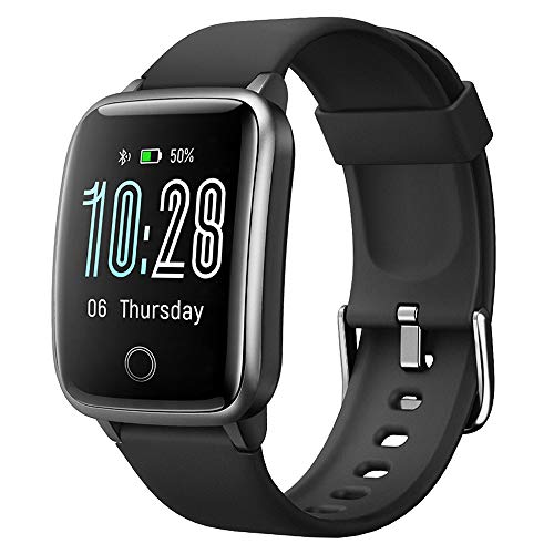 Willful Montre Connectée Femmes Homme Smartwatch Montre Sport Podometre Cardiofrequencemètre Montre Intelligente Etanche ECG Chronometre Alarme GPS Partagé 11 Modes Sport pour iPhone Android Telephone