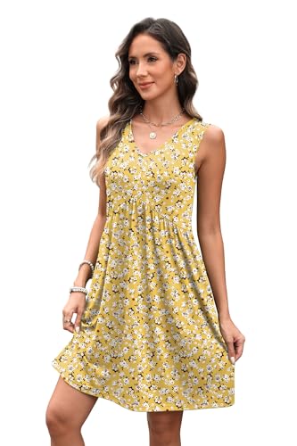 Image of XIEERDUO Summer Dresses for Women 2026 Casual Classy Dress V Neck Swimsuit Coverups Fashion Clothing