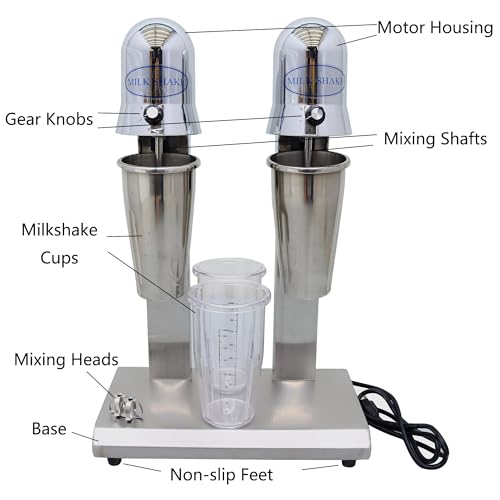 110V-180W-Double-Head-Drink-Mixer-Blender-Stand-Milk-Shaker-Mixer-Speed-Adjustable-Milkshake-Maker-Commercial-Milk-Shake-Machine-with-2pcs-Stainless-Steel-Cups-and-2pcs-Transparent-MS-2