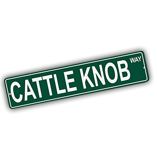 Brotherhood Aluminum Street Sign for Cattle Knob - Pennsylvania Wall Decor