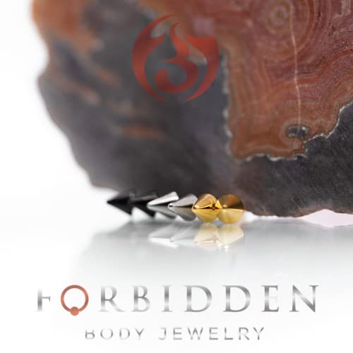 316L Surgical Steel Spike Stud Earrings for Women or Men (Choose color and size)4