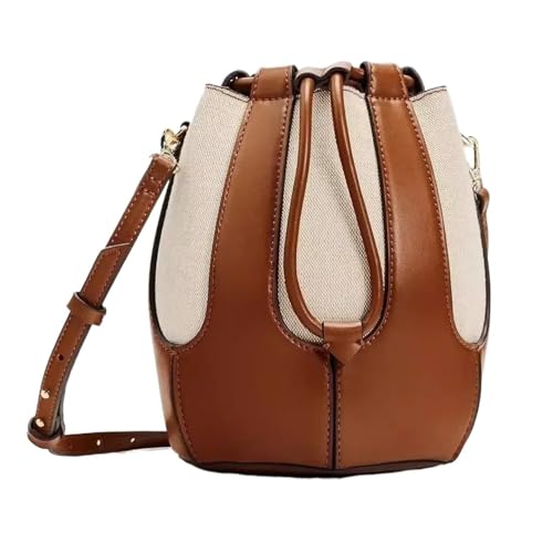 handbags Canvas Drawstring Bucket Bag Patchwork Designer Purses and Handbags Luxury Shoulder Crossbody Bags for Women