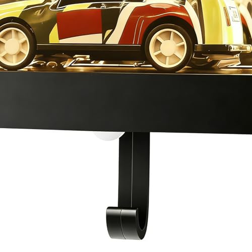 Gancho para llaves de garaje interior con molde de coche para pasillo y hogar 8