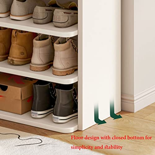 Rangement chaussures en bois empilable et autoportante pour baskets - 5