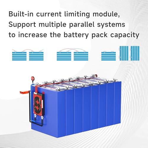 DALY BMS 48V 16S 400A Balance – Smart WiFi Bluetooth BMS mit 5A Active Cell Balancing, unterstützt RS485 CAN für 48V LiFePO4 Akkupack Energiespeicherung für Privathaushalte Elektro Gabelstapler