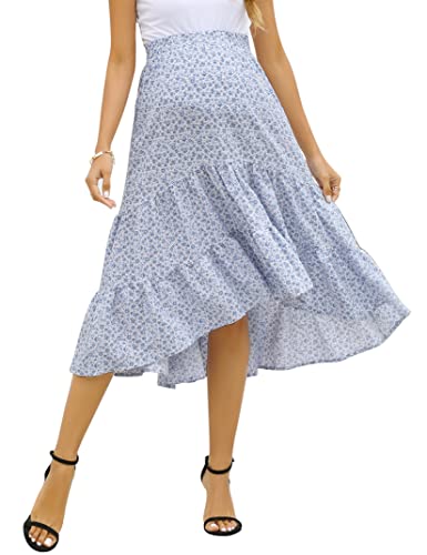 Coolmee Maternity Dress Women's High Waist Floral...