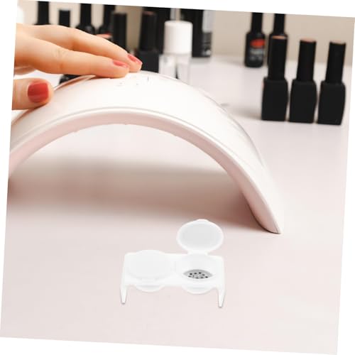 Set de herramientas para arte de uñas con recipiente acrílico miniatura 7
