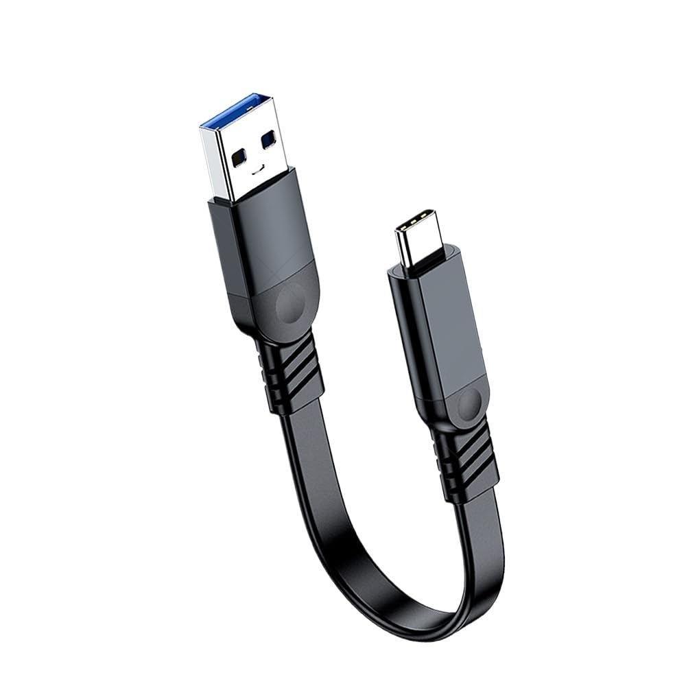 Cavo piatto 3A 60W ricarica rapida*/ing Tipo C a C 10Gbps USB A a C Cavo dati USB3.2 3 2 Cavo (2m, USB A a C)