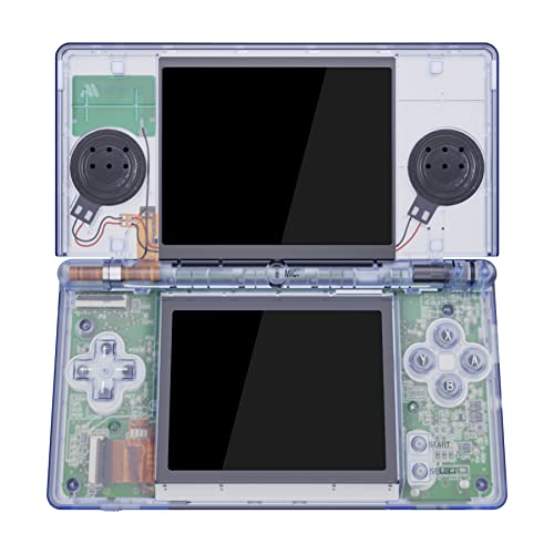 Image of eXtremeRate Glacier Blue Replacement Full Housing Shell for Nintendo DS Lite, Custom Handheld Console Case Cover with Buttons, Screen Lens for Nintendo DS Lite NDSL - Console NOT Included
