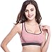 Price comparison product image MRULIC Sports Bra Women Cross Back Workout Bras for Yoga High Impact Support Underwear Pink