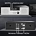 Vintage Home CD Stereo System, 40W RMS Micro Component with CD Player, Bluetooth, USB Playback, FM Radio, AUX-in & Earhpones Output, Clear Sounds & Rich Bass (TB-816)
