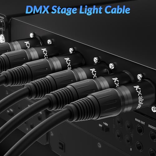 Câble XLR DMX 5 broches avec connecteurs autobloquants - 6