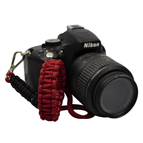 Image of Paracord Wrist | Camera Strap for Robust Hand Grip To Hold All DSLR Camera | Heavy gear | Binocular -Alloy camera strap