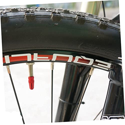 20 tapas protectoras para válvulas de llantas de bicicleta, aleación de aluminio, fáciles de instalar miniatura 6