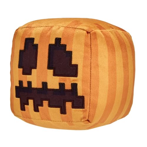 Peluche Minecraft citrouille : finis les doudous fragiles avec cette poupée ultra résistante