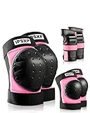 IPSXP Protecciones Patines, Almohadillas para Rodillas Codo Muñeca Niños...