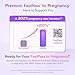 Premom Quantitative Ovulation & Pregnancy Test Kit with Sperm Friendly Fertility Gel: 25 LH + 5 HCG Strips + 2 Pee Cups + 2oz Fertility Gel | Accurate LH Tracking | pH Balanced | Works with Premom App